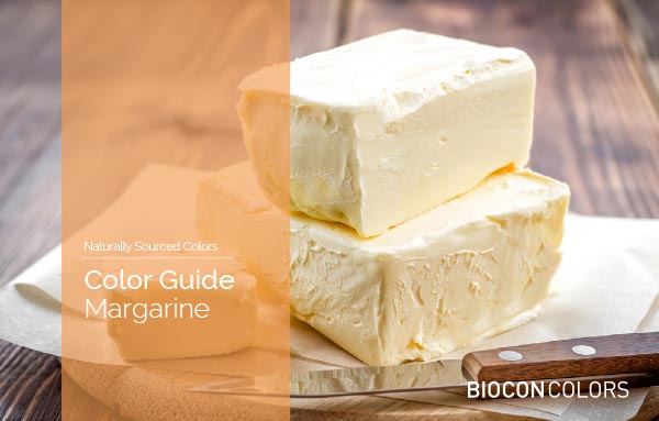 natural colors for margarine, butter, food colors, BioconColors, Coloring foods, coloring foodstuff, pigments, hues