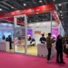 The professional BioconColors exhibition stand at a major food ingredients trade show in Shanghai 2026, showcasing innovative natural colorant solutions for the Asian market.